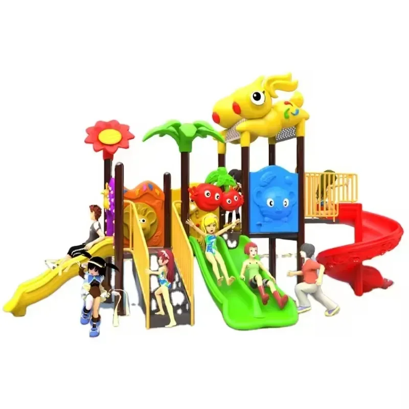 Compact Plastic Playground for Outdoor Use Perfect for Children’s Playtime Durable and Fun for Small Spaces Great Value