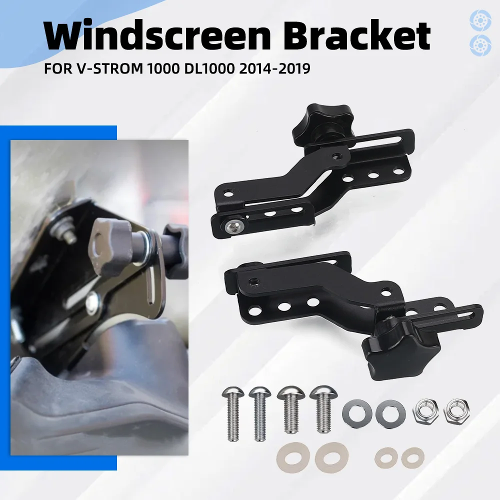 

Windshield Windscreen Extended Bracket Support For Suzuki V-strom 1000 DL1000 2014-2016 2017 2018 2019 Wind Screen Riser Holder