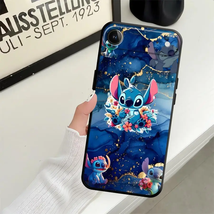 Disney Stitch Blue Case for iPhone 17 16 Pro Max 15 Plus SE 13 Mini 17Air 7 8 14 X XS XR 11 12 Soft Back Phone Cover
