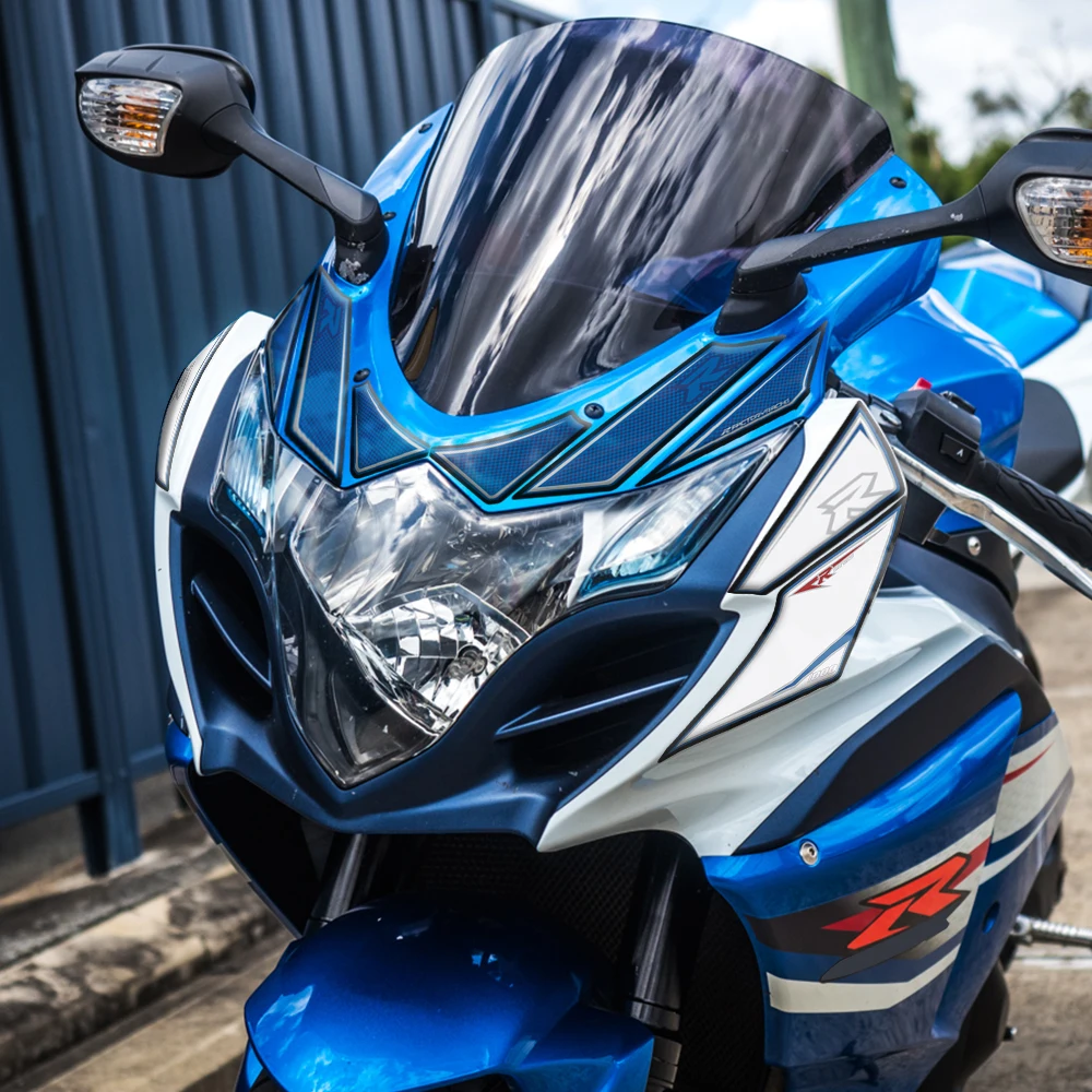 Motorcycle 3D Gel Front Fairing Protector Paint Protection Sticker Kit For SUZUKI GSXR 1000 GSX-R 1000 2009 2010 2011 2012