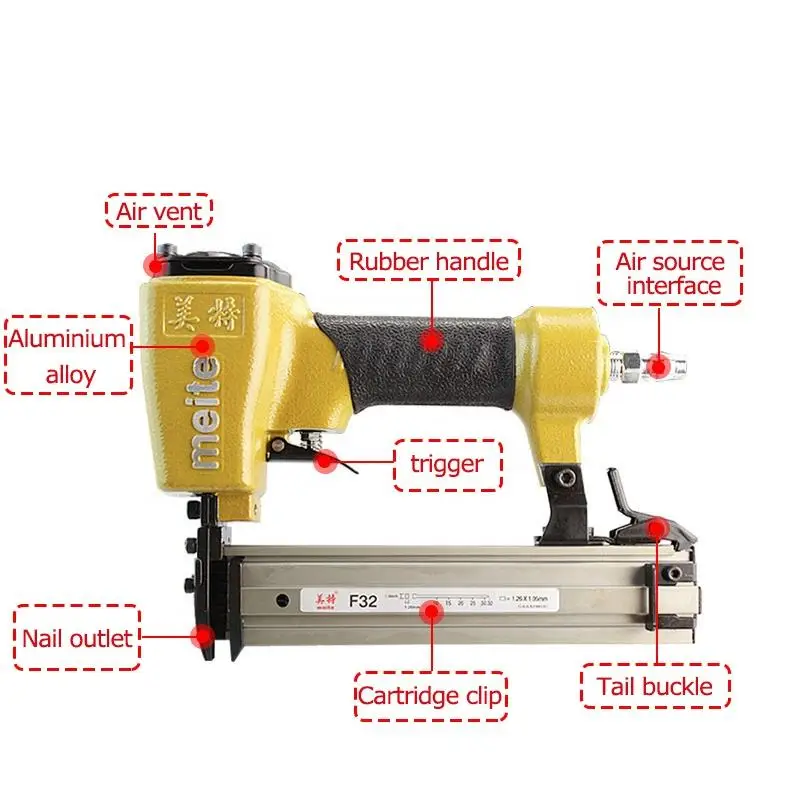 F32 Tacker Staple   Pneumatic Straight Stapler