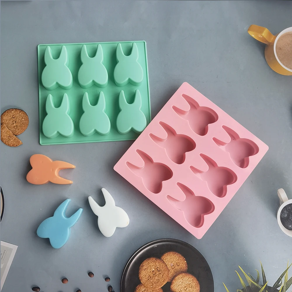 

pattern 6 Hole Tooth Silicone Mold Chocolate Fondant Cake Mould 3D Shaped Bakeware Biscuit Candy Ice molds