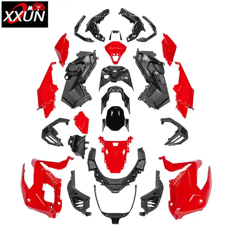 

XXUN Motorcycle Red Injection Molding Body Fairing for Honda Xadv 750 X-adv 750 2021 2022 2023 Body Fairing Kit Shell Fairing