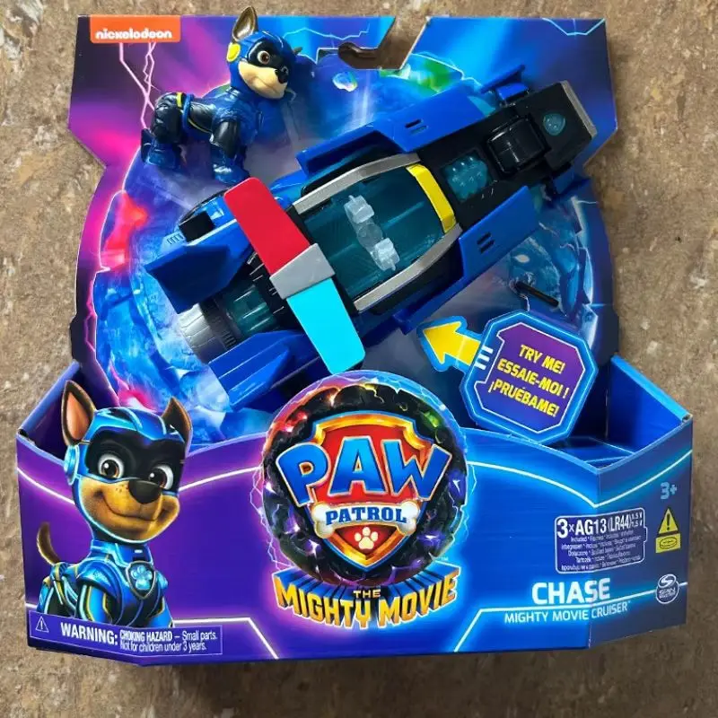 Nuovo originale Paw Patrol Vehicle Car Ryder Tracker Everest Chase Rex Skye Rocky Marshall Zuma Action Figure regalo di compleanno giocattolo