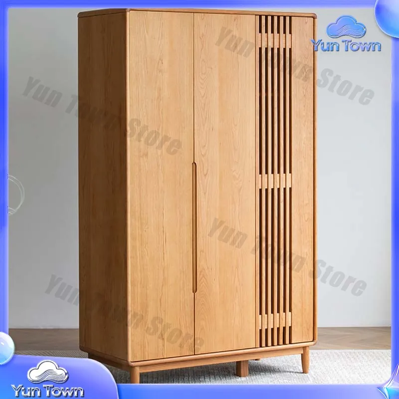Luxury King Wardrobe European Nordic Wooden Large Women Storage Bedroom Wardrobes Hotel Living Room Ropero Armable Furniture