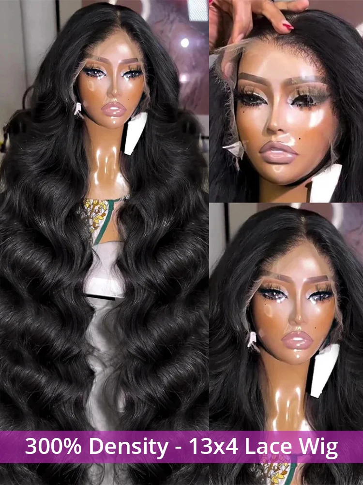 40 42 46 Inch Body Wave 13x4 13x6 Lace Front Wig 360 Lace Frontal Wigs Hd Transparent Brazilian Human Hair Wigs For Black Women