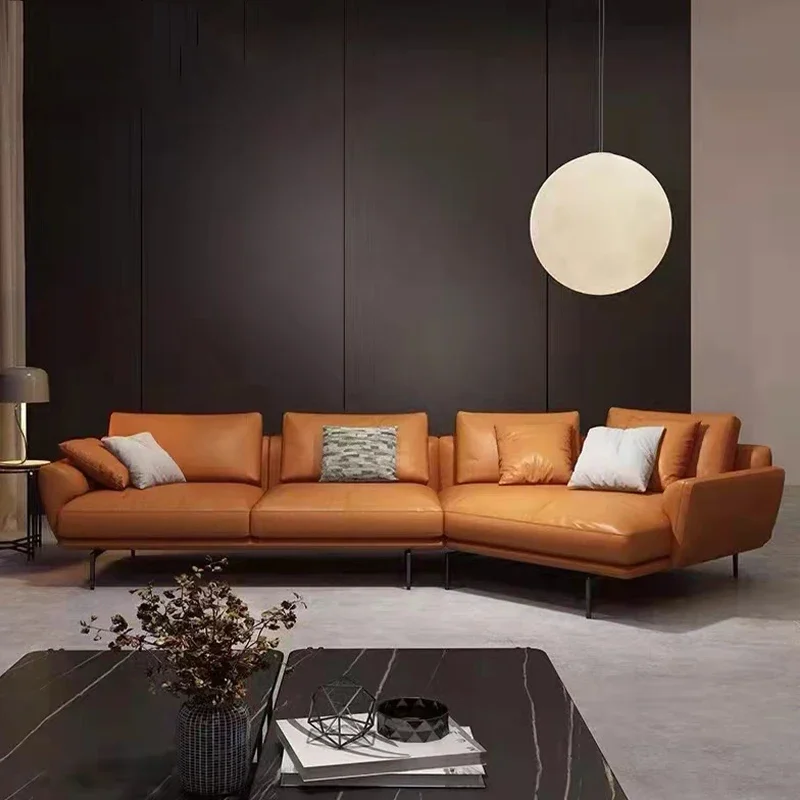 

Accent Japanese Living Room Sofas Leather Sectional Corner Luxury Living Room Sofas Puffs Daybed Wohnzimmer Sofas Furniture Set