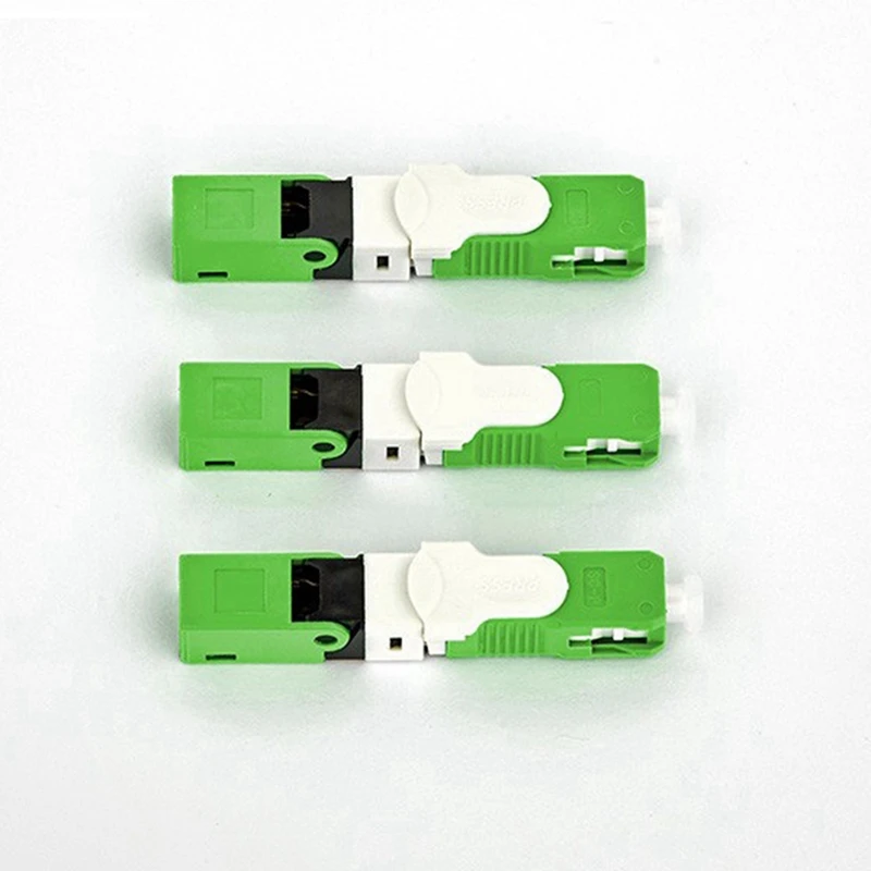 50PCS SC Quick Connector Fiber Optic Fast Connector Embedded SC Connector for High-Speed Internet and Cable TV-ABVP