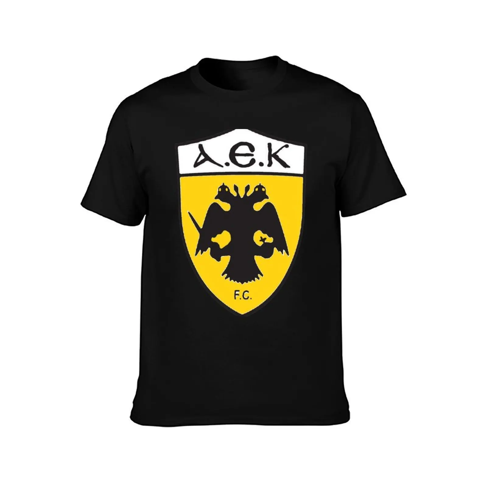 AEK Athens, from Greece T-Shirt Basic Casual Short Sleeve Cotton Shirt T-Shirt