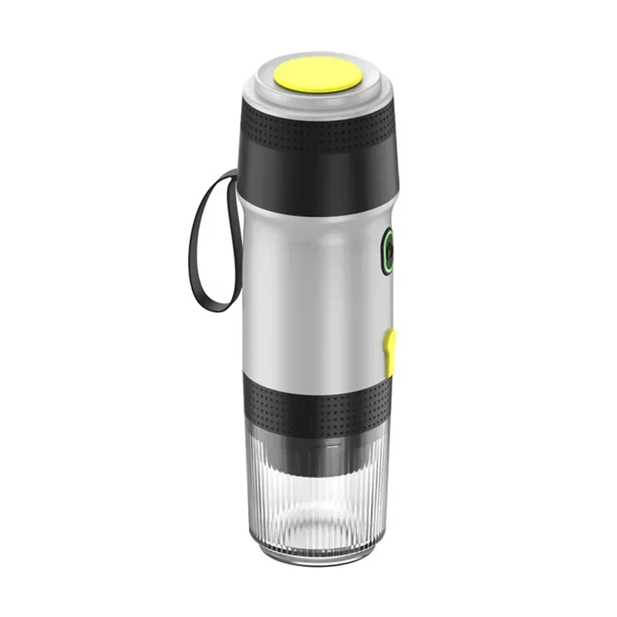 

ABUA Automatic Espresso Capsule Machine, Portable USB, for Small and Large Capsules of Coffee Powder Capsule Holder Silver