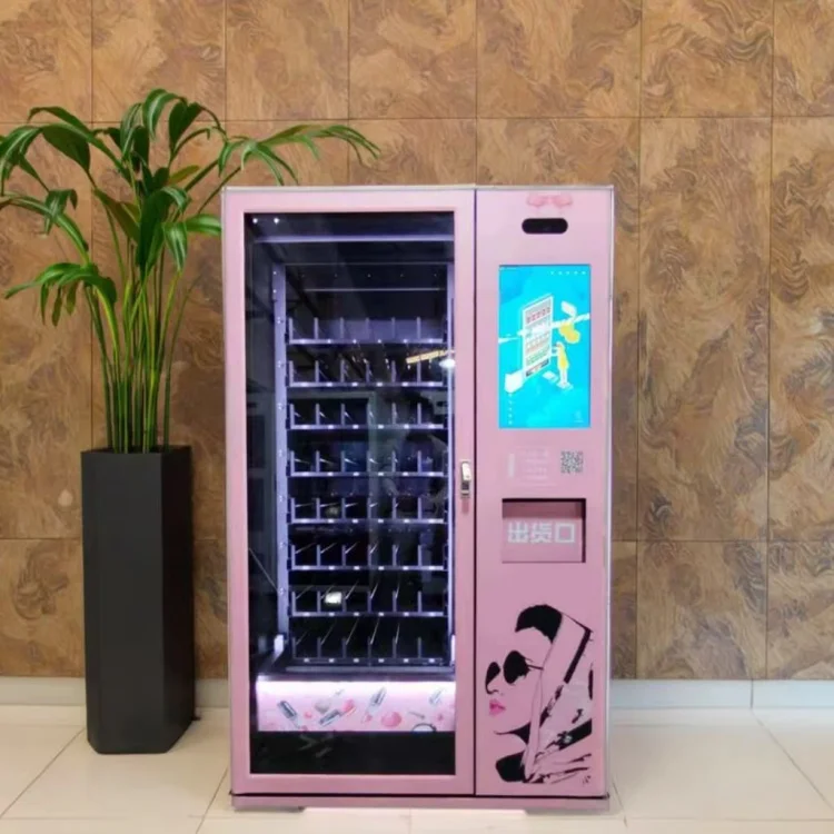 Custom Stickers Beauty Vending Machine Touch Screen Eyelash Machine Vending with Smart System