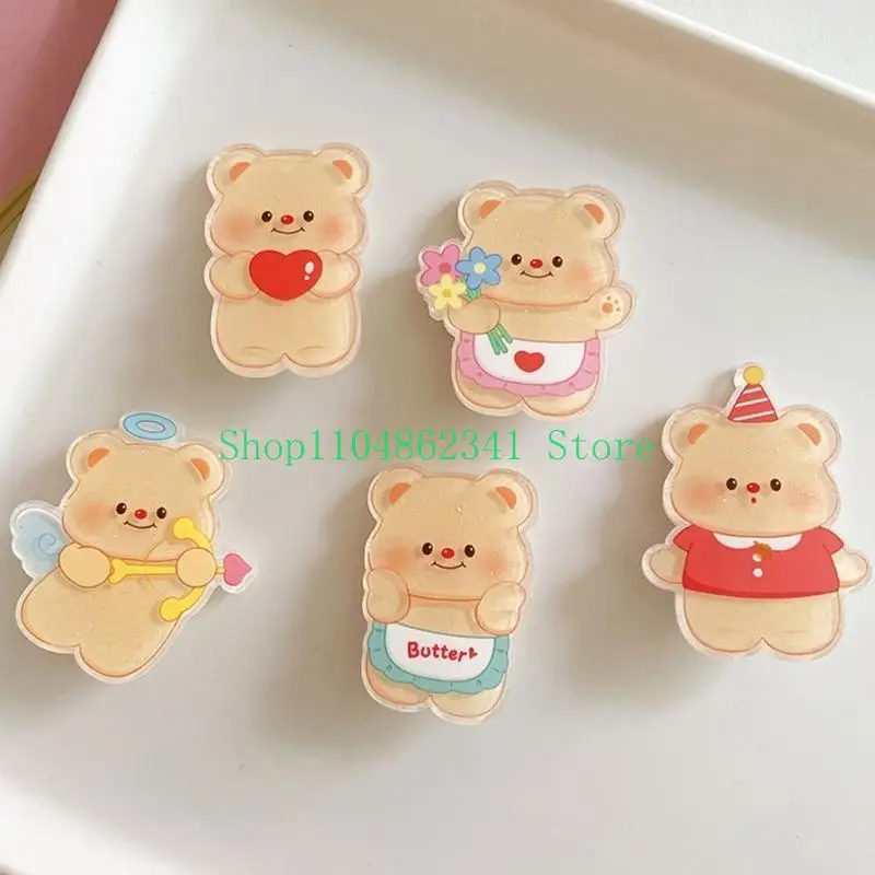 Cô gái 5asd tóc Bơ gấu Handmade handmade long lanh tóc cho hầu hết các loại tóc