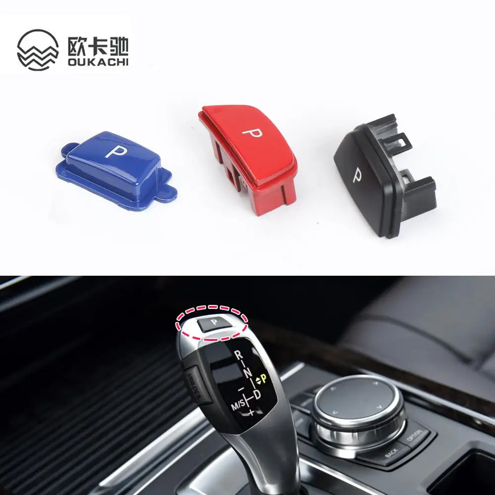 

Car Gear Lever Auto Parking Button Cap Letter P Button For BMW X5 X6 F15 F16