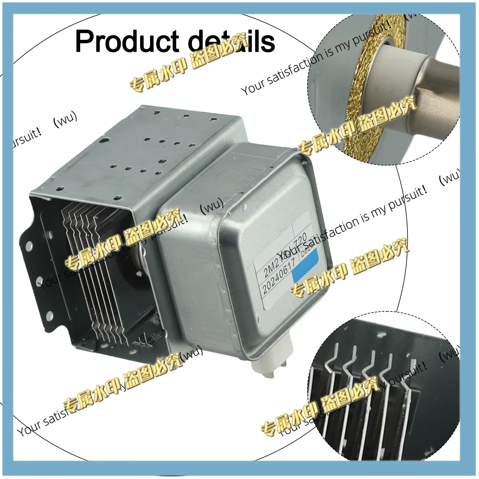 Microwave Oven Magnetron Short Leg 2M218J 217J Replacement Part 518J 800W Output 2450 MHz Kitchen Appliance Accessories