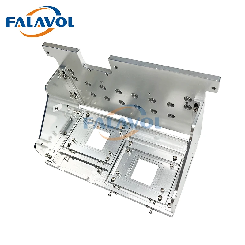 FALAVOL double i3200 printhead frame head bracket for 4720 I3200 print head holder carriage metal plate i3200 head printer parts