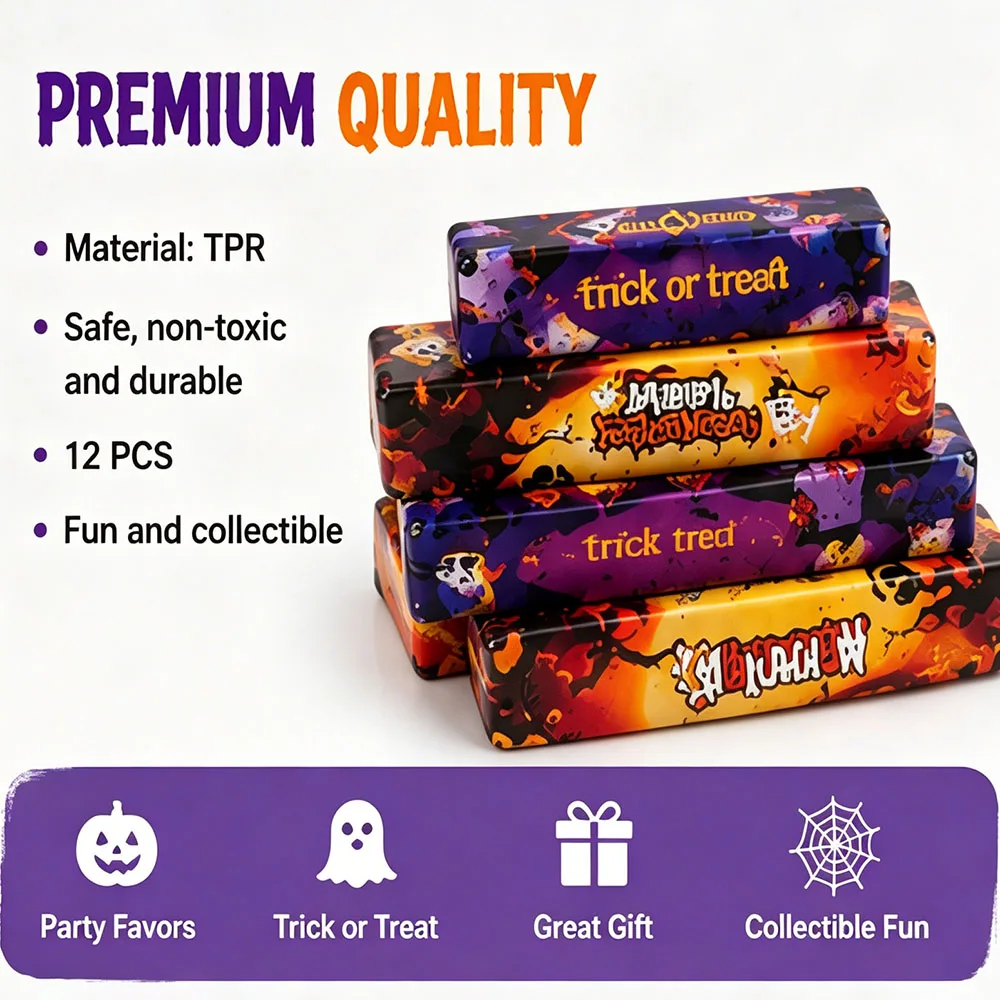 Adult Halloween Butter Stick Fake Food Squishy Slow Rising Soft Squeeze Anxiety Relief Office Desk Companion Vent Gadget Prop