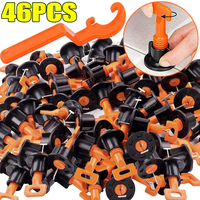 Ceramic Floor Tile Leveling Spacers Clips Reusable Porcelain Leveler System Kit for Tile Laying Wall Fixing Construction Tools