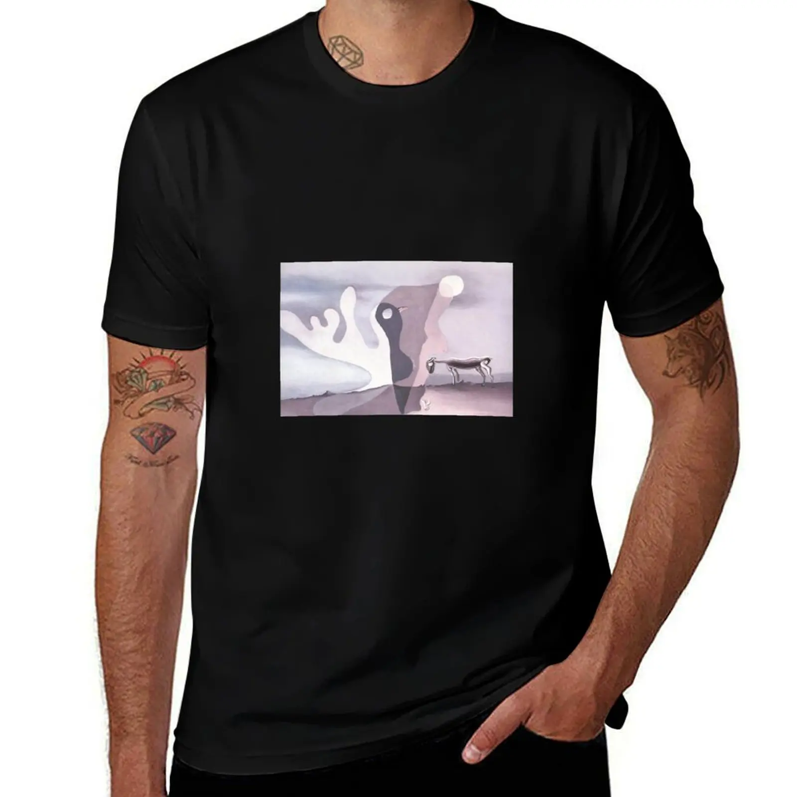 Salvador Dali | The Ram (The Spectral Cow) T-Shirt man t shirts graphic T-Shirt