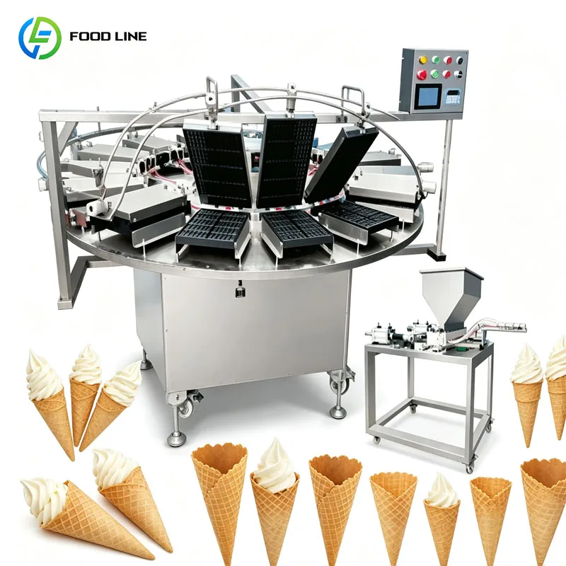 Biscuit Roll Machine Automatic Wafer Roll Crispy Stick Making Equipment Commercial Food Machine Customized