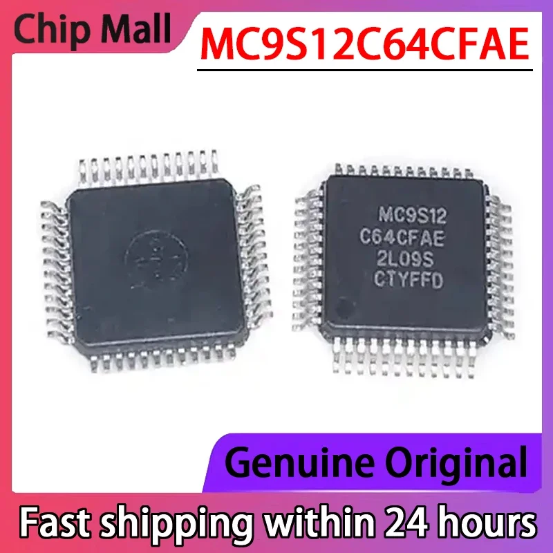 

2PCS New MC9S12C64CFAE QFP48 Automotive IC Chip in Stock