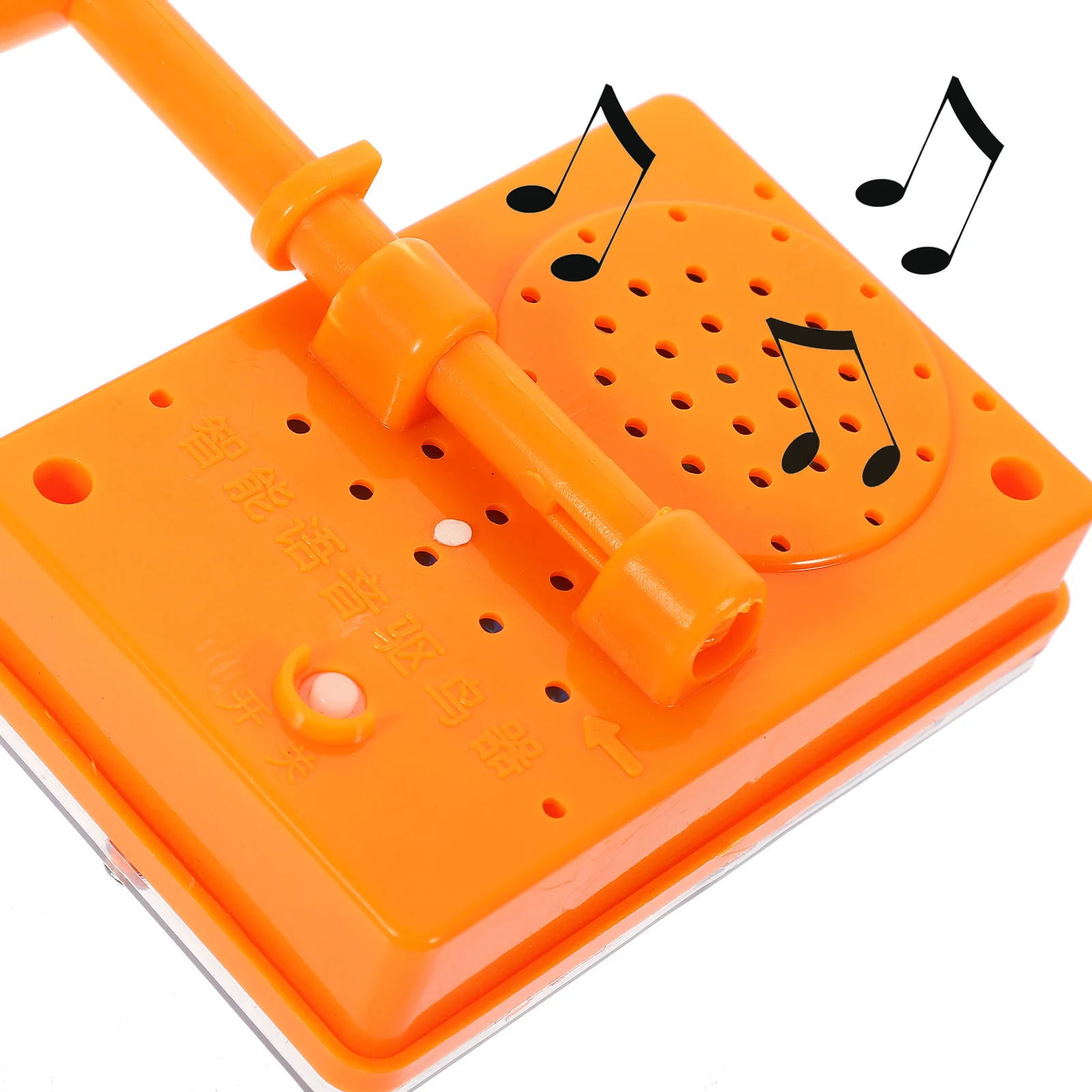 

1pc Solar Voice Box Orange Waterproof Solar Powered Bird Repeller For Garden Orchard Fish Pond Yard, Electronic Birds