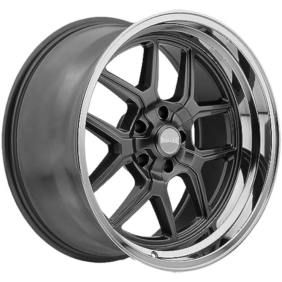 

17x7 5x4.5 +0mm Gunmetal Wheel Rim 17 Inch for SUV Car Durable Aluminum Alloy Matte Gunmetal Finish Lightweight Design Enhanced