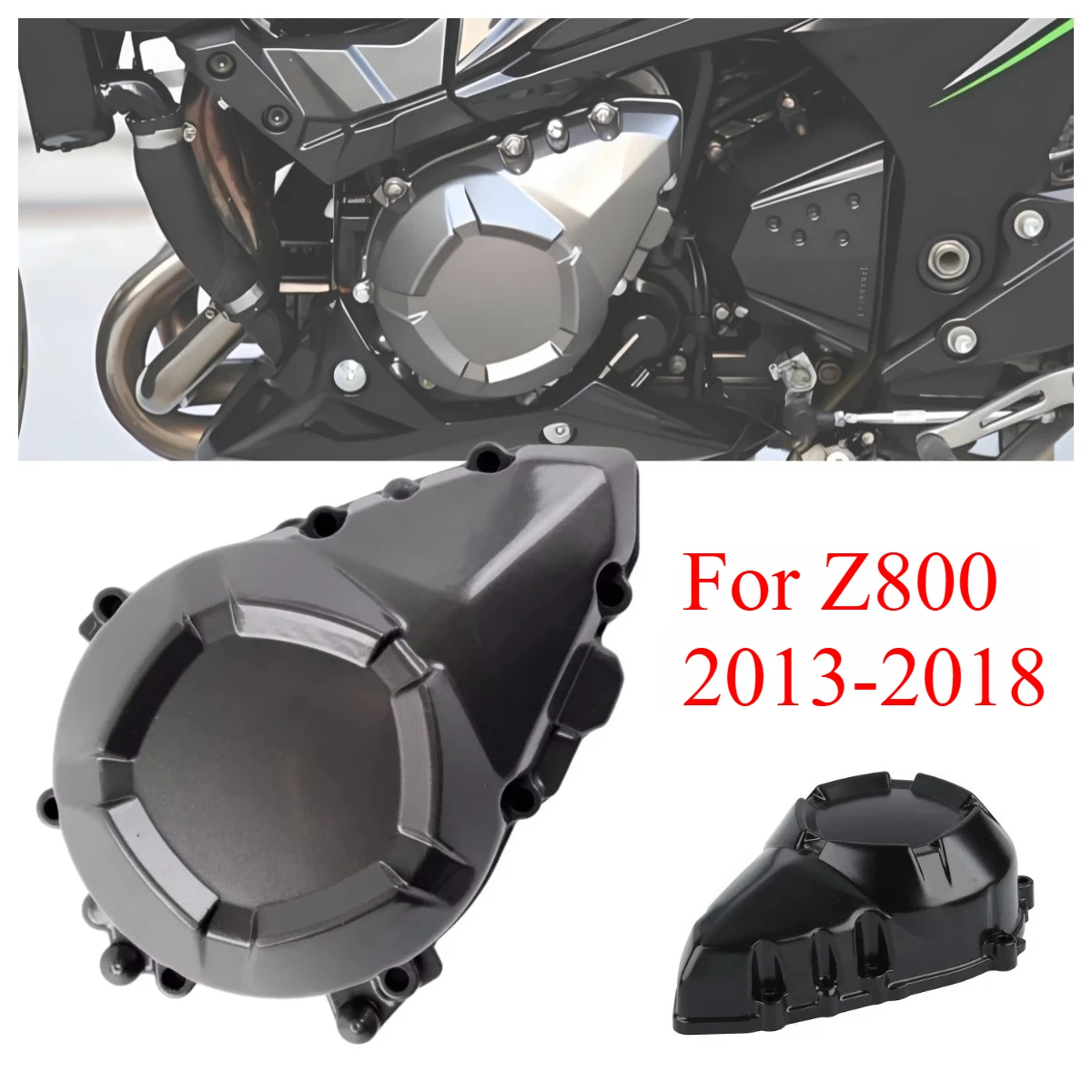 

Motorcycle Accessories Left Stator Starter Engine Cover Fit For Kawasaki Z800 Z 800 2013-2018