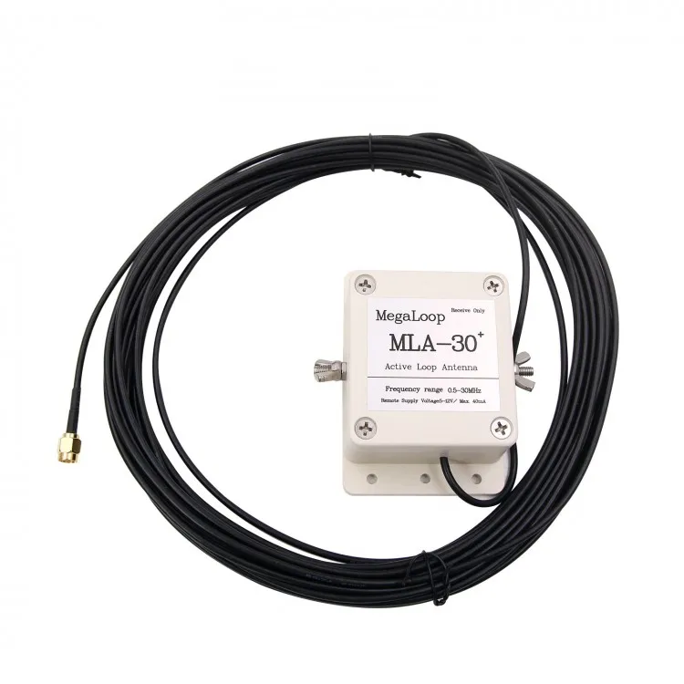 For MLA-30+ Shortwave For 100KHz-30MHz Active Loop Antenna with 1.2M Adapter Cable For S2000