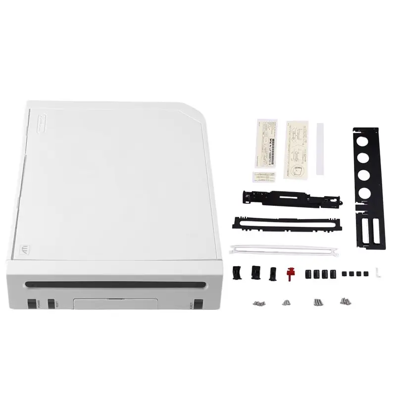 AC57-Full Case Cover For Wii Game Console Housing Shell Replacement Housing Shell Case Protector For Wii Console