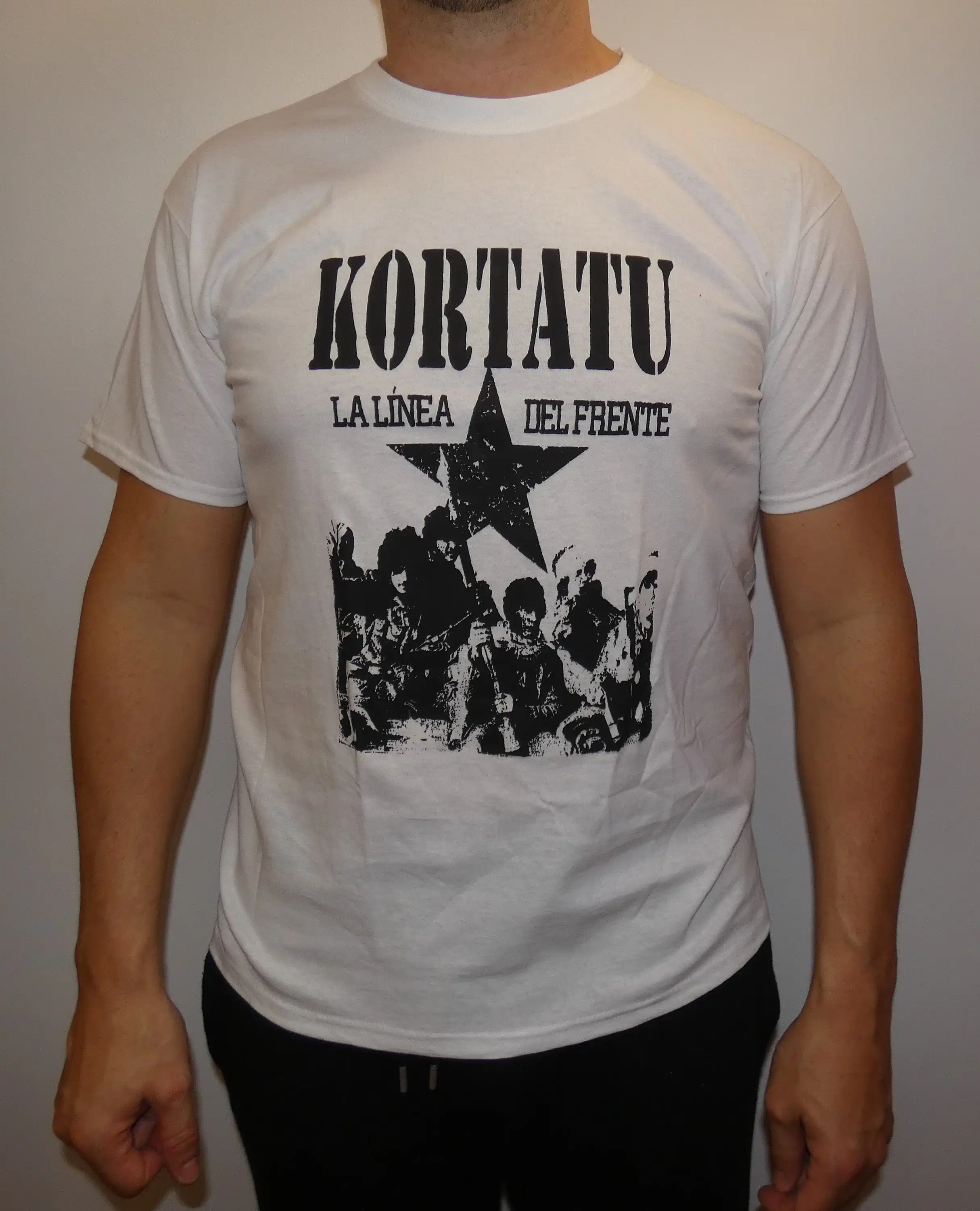 Screen printed Kortatu T shirt