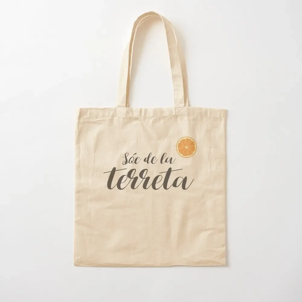 

Sóc de la terreta - Valencià in this pur Tote Bag Shopper bag large tote bag Women's eco pack