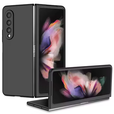 Drop Protection Folding PC Case for Samsung Galaxy Z Fold 6 5 4 3 5G Fold6 Fold5 Fold4 Fold3 Fold2 Fold 2 Non-Fingerprint Cases