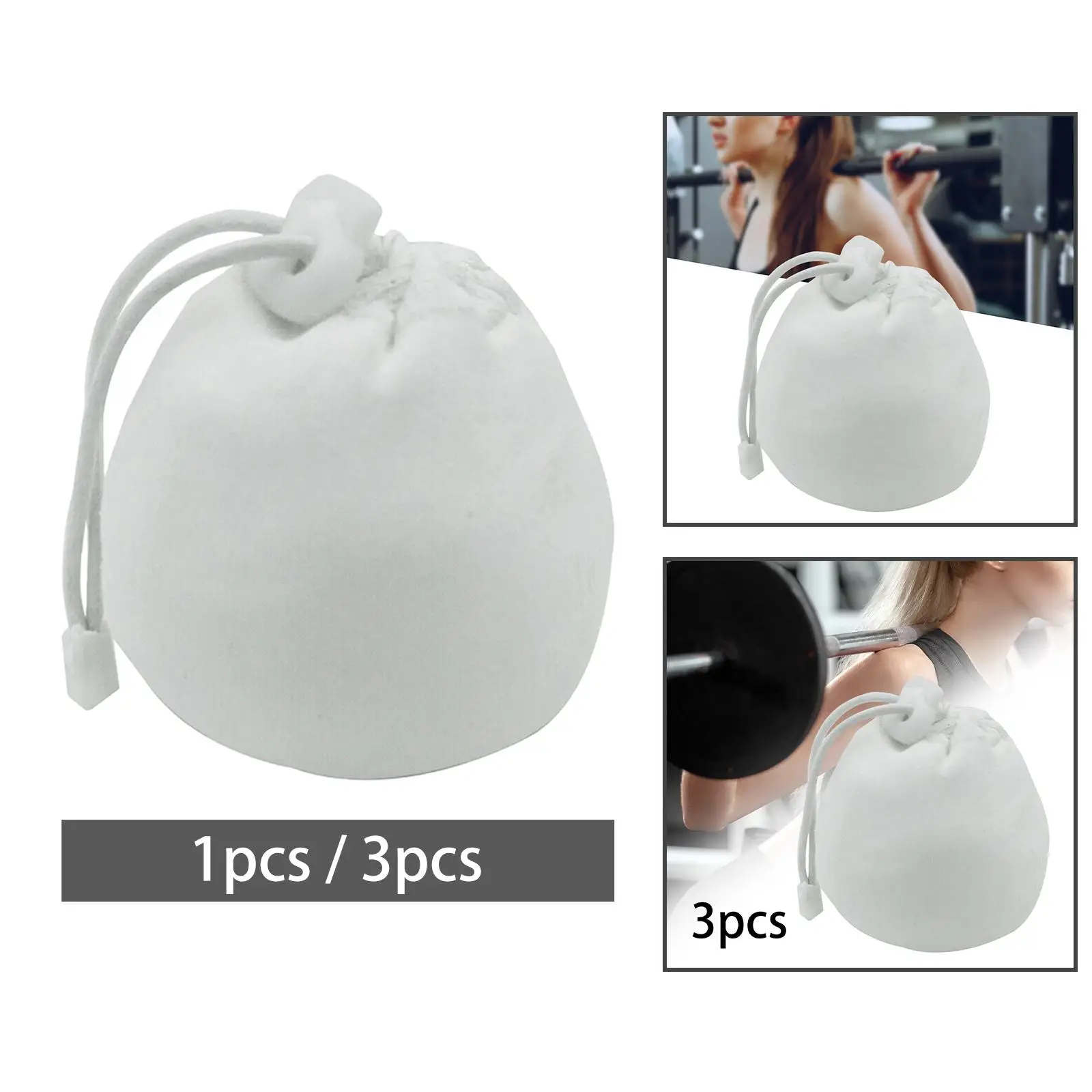 Chalk Bag Drawstring Pouch Pockets Accessories for Fitness Rock Climbing Lifting