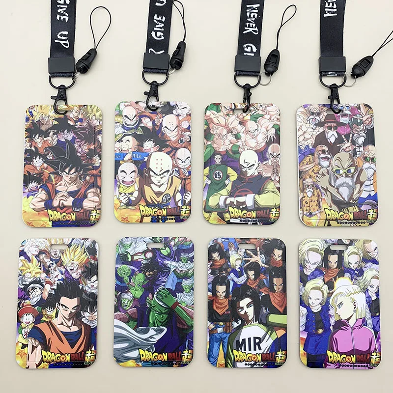 

Новый держатель для карт с изображением персонажей аниме Dragon Ball, креативный дизайн, HD-печать, защитный чехол для сертификатов, подарок для мальчиков