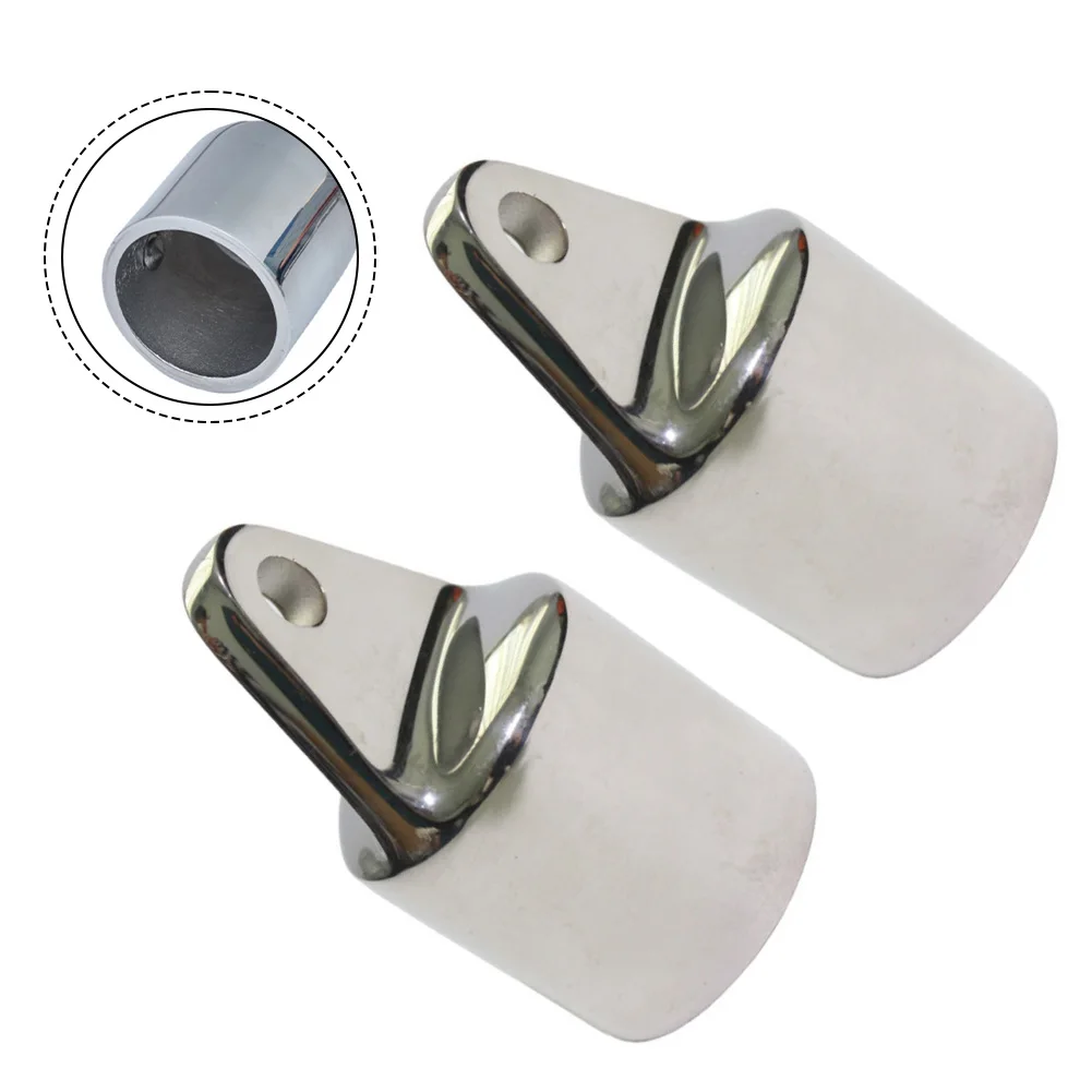 2Pcs Triangle Slide Cap 316 Stainless Steel For Boat Yacht Awning Top Rail Mount Jaw Slide Sun Shelter Hardware Kit