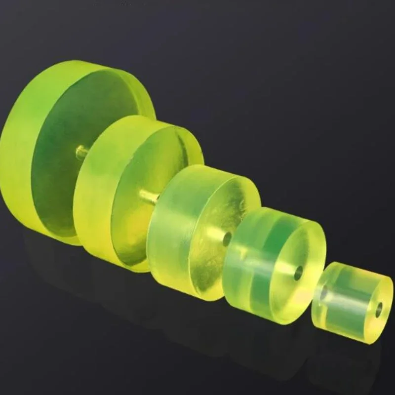 30Mm-50Mm Ronde Polyurethaan Buffer Pad Pu Ronde Rubberen Pad Rundvlees Pees Schokabsorberende Pakking Voor Werktuigmachine/Pons/Mal