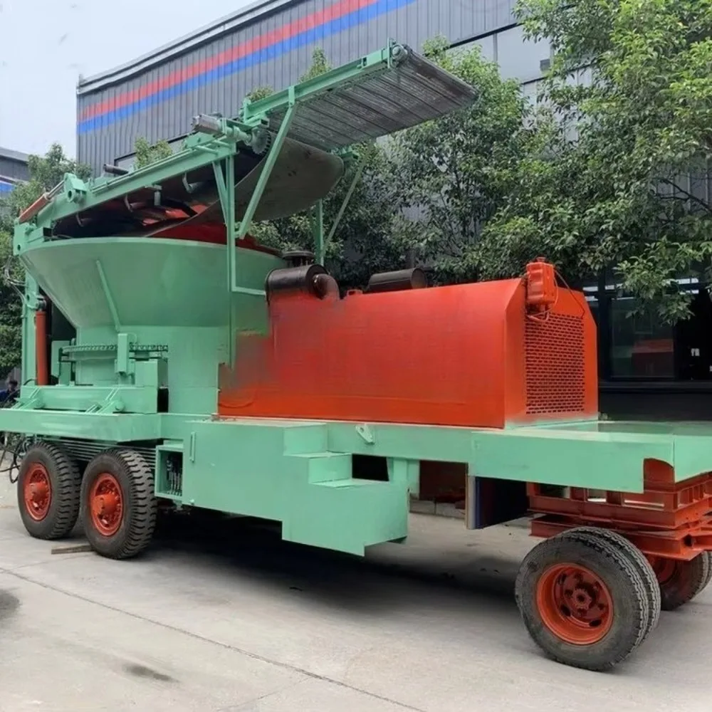 Automatic Tree Branch Stump Disc Garden Shredder Wood Chipper Machine Root Grinder Crushing Weed Crusher