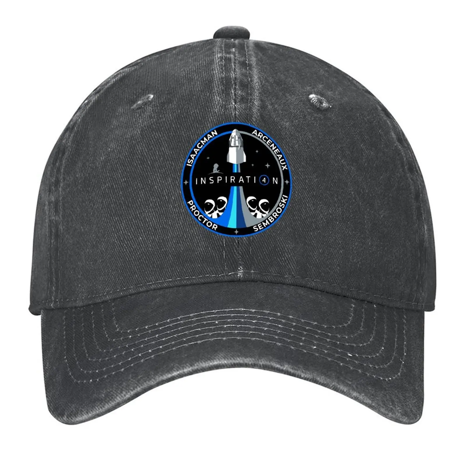 

SpaceX Inspiration4 Crew Baseball Cap Beach Outing Sunscreen tea Hat Luxury Hat Women's Beach Outlet 2025 Men's