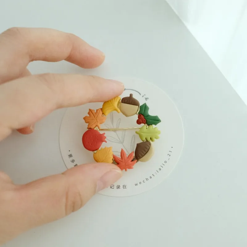 Leaf Mini Soft Pottery Earrings Clay Molds Fruit Earring Polymer Clay Cutters DIY Plant Earring Jewelry Pendant Making Clay Tool