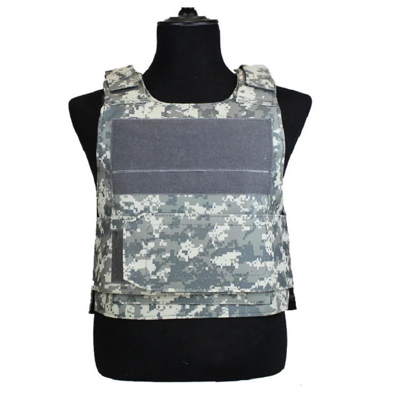 High Quality Tactical Army Vest Down Body Armor Plate Tactical Airsoft Carrier Vest CP Camo Hunting Police Combat Cs Clothes