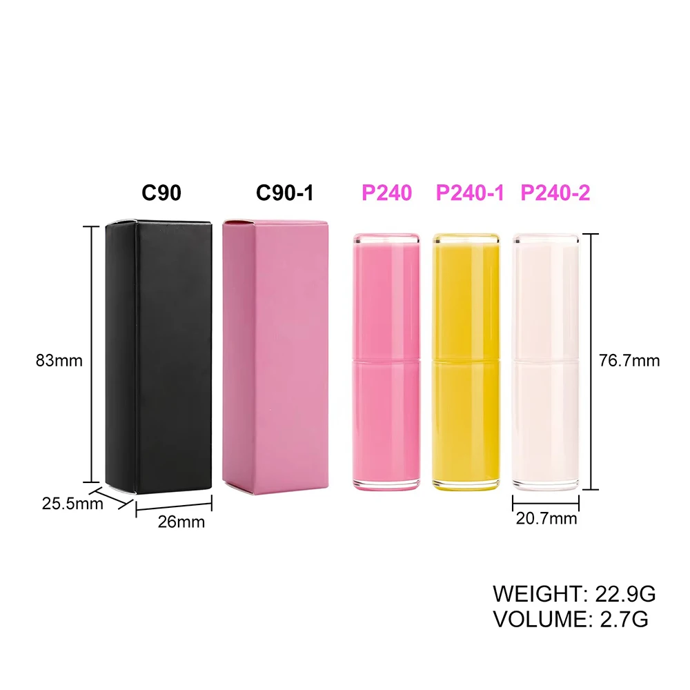 Moisturizing Lip Balm Private Label Smooth Hydrating Long Lasting Fruit Flavor Custom Logo Makeup Wholesale 3-Colors Package