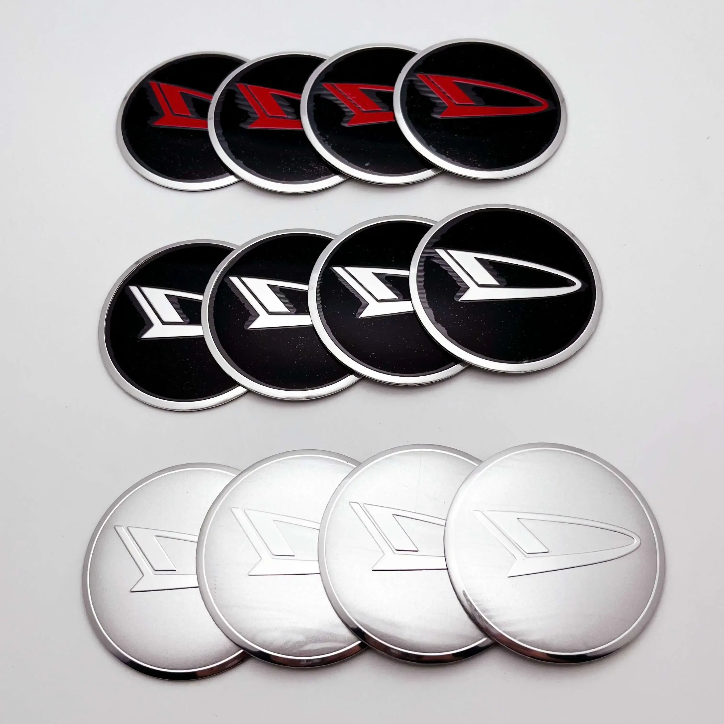 4pcs/set 56mm 60mm Daihatsu 3D Car Emblem Wheel Center Hub Cap Rim badge Covers Decoration Refit Creative Stickers Accessories
