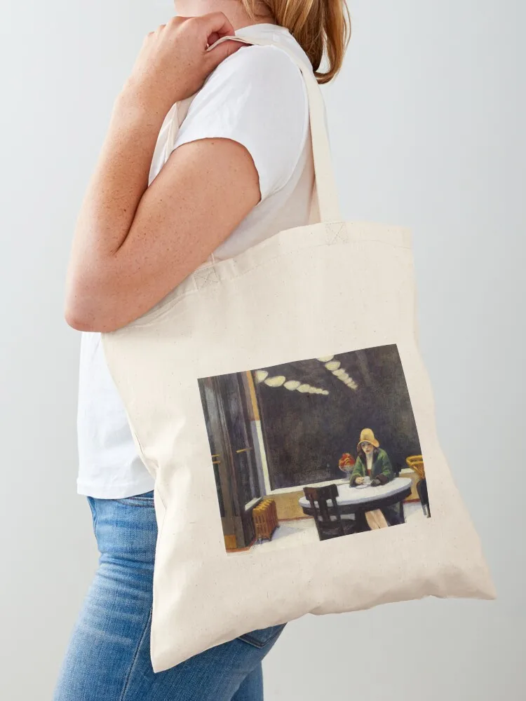 EDWARD HOPPER - AUTOMAT Tote Bag tote bag custom Reusable bags the tote bag