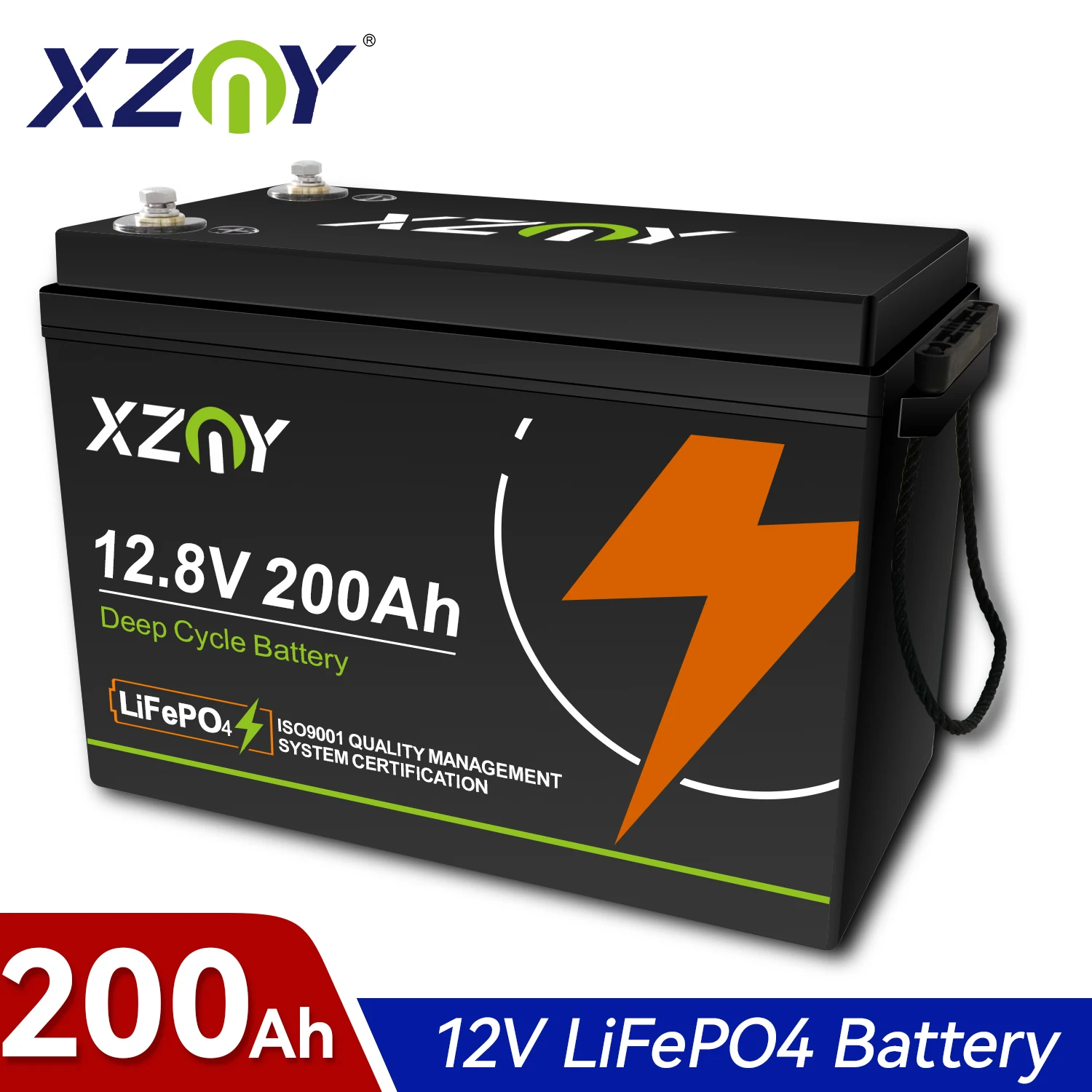 XZNY 12V 200Ah – Wysokiej Mocy Bateria LiFePO4 do Zastosowań Domowych, RV i Scooterów Elektrycznych