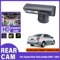 Cámara de visión trasera de coche HD impermeable de alta calidad RCA 1080*720P para Toyota Vios Yaris Sedan 2007 2008 2009 2010 2011 2012 2013