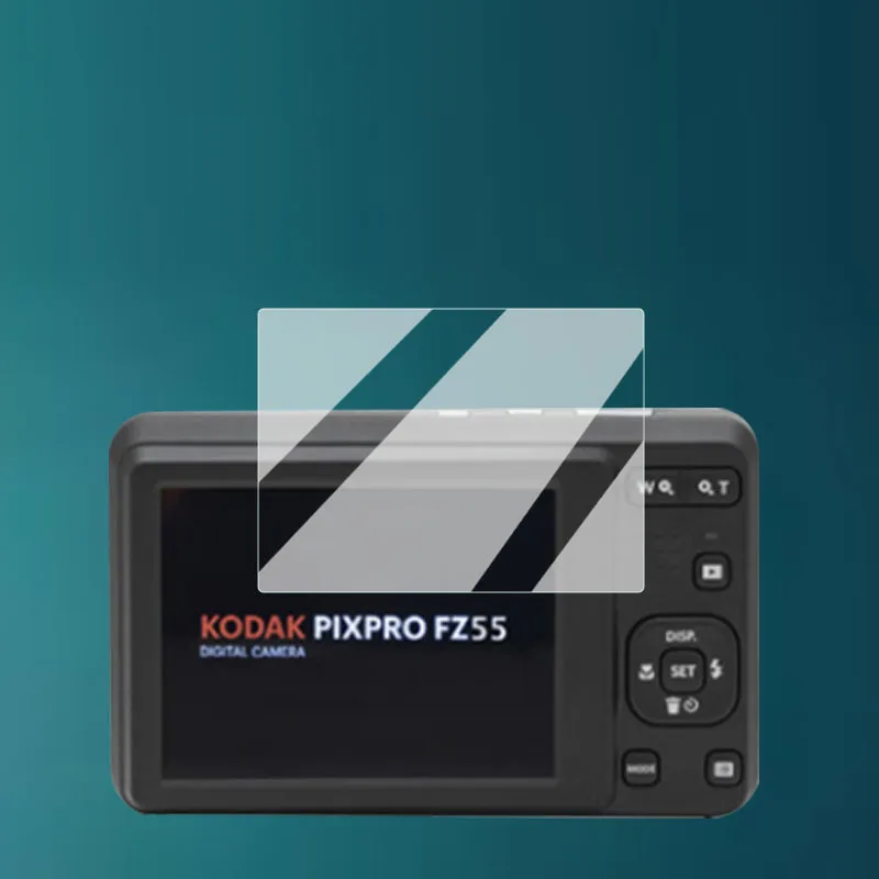 طبقة رقيقة واقية من الزجاج المقسى الصلب لـ KODAK PIXPRO FZ55 كاميرا رقمية عرض واقي للشاشة غطاء حماية الملحقات