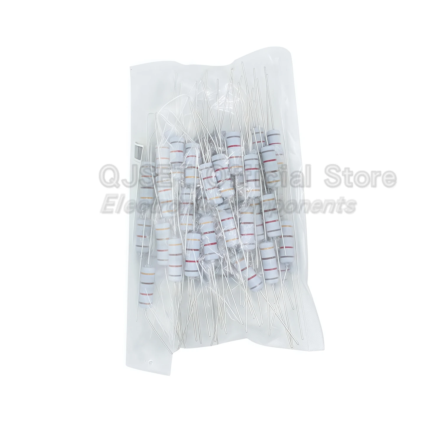 100pcs 3W Carbon Film Resistors 5% Tolerance Oxide Film Resistors 3W 1 47 100 220 470 Ohms 1K 4.7K 10K 47K 100k 200k 470k 1M Ohm