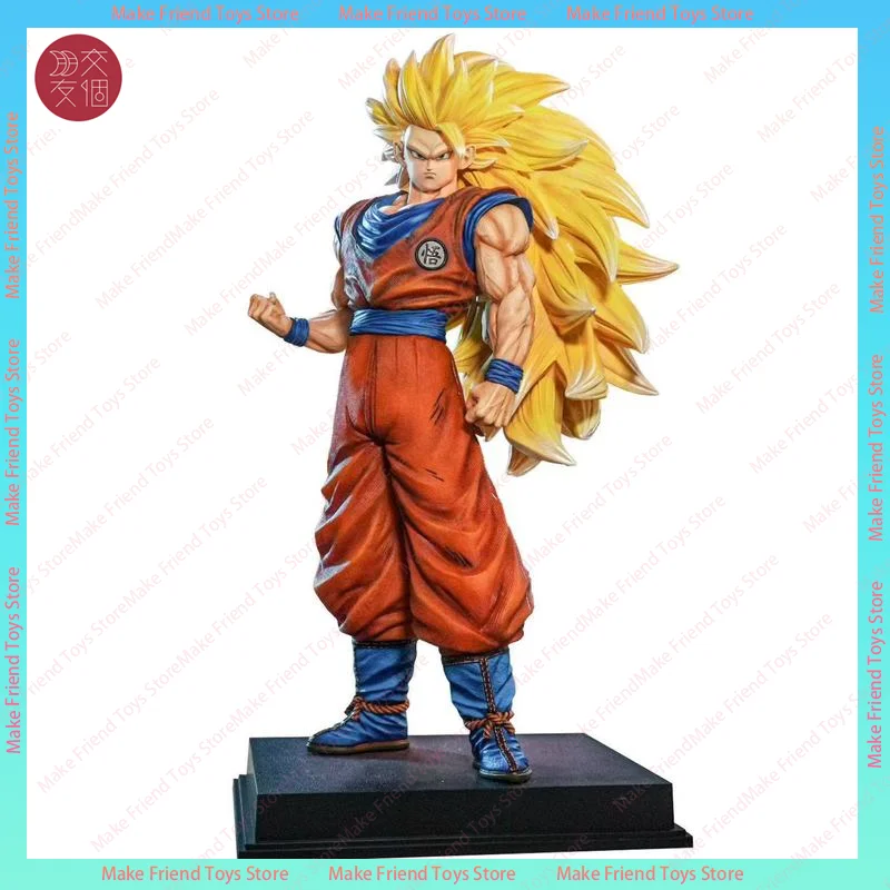 1/4 مقياس 56 سنتيمتر Jt ستوديو الشكل سوبر سايان 3 غوكو تمثال لعبة دراغون بول Z كبيرة الحجم الراتنج أنيمي نموذج جامع هدية Ssj3 تمثال