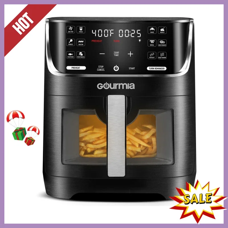 

NEW 8 Qt Digital Window Air Fryer with 12 One-Touch Presets Air Fryer Oven