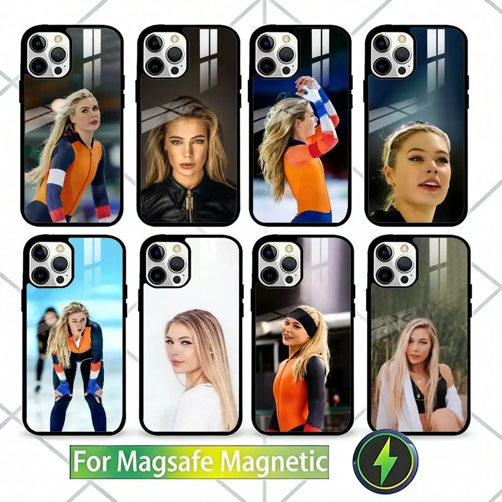 

J-Jutta L-Leerdam Phone Case For iPhone17,16,15,14,13 Plus,Pro Max Magnetic For Magsafe Wireless Charging